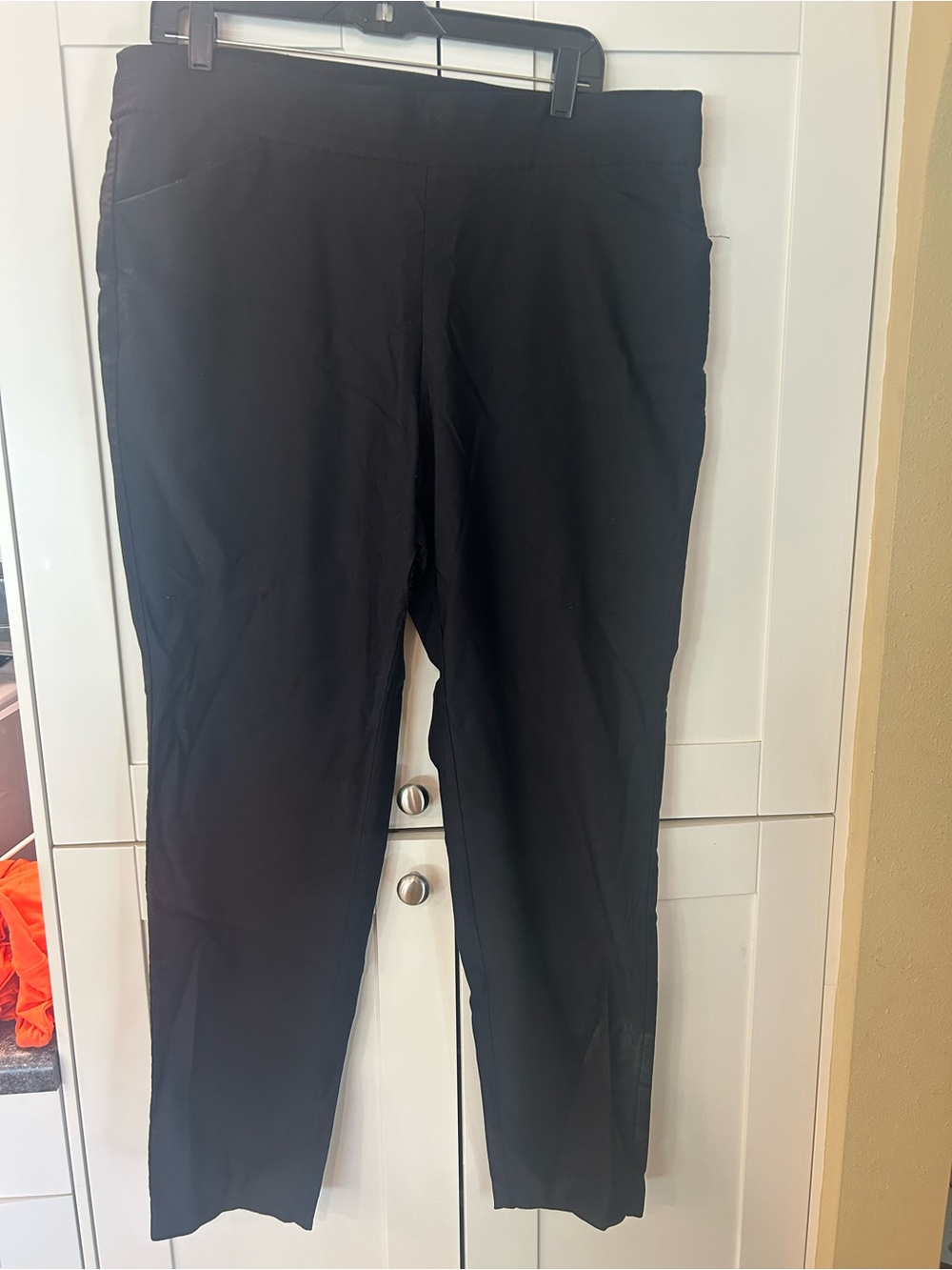 Women's Black Stretch Trousers - Sleek Everyday Pants